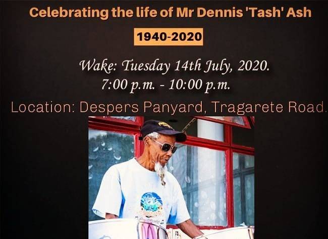 Memoire for Dennis Tash Ash, steelpan Mastermind